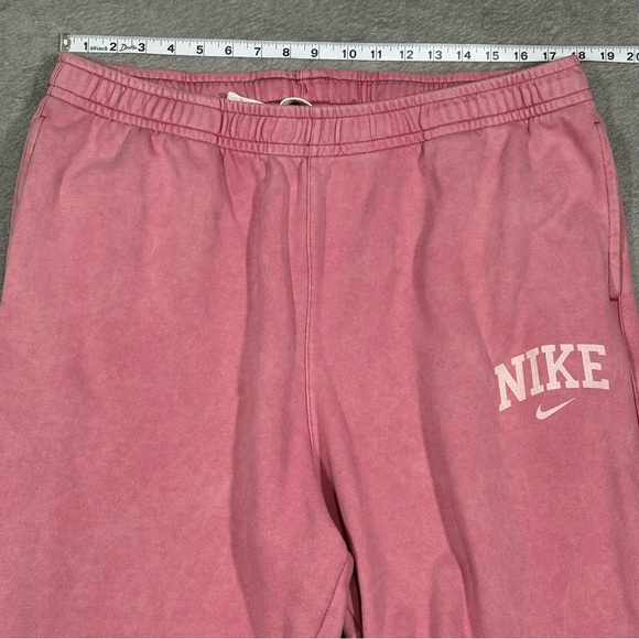 Nike NSW Arch Fleece Joggers Mens XXL Pink Desert Berry Sweatpants Casual Loose - Picture 5 of 13